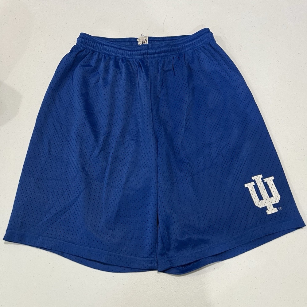 Vintage 90s Mesh Indiana Hoosiers Basketball Shorts Men's Medium Blue
